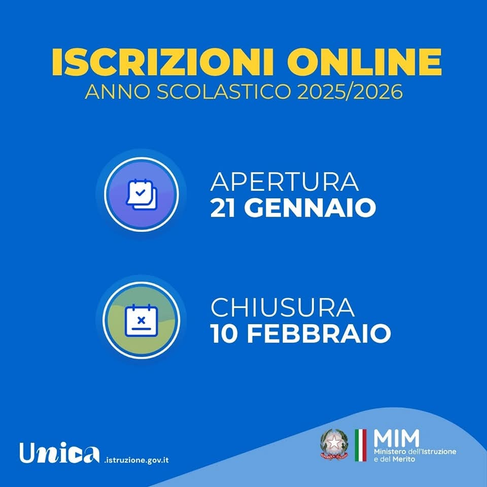 immagine di copertina della pagina: ISCRIZIONE A.S. 2025/26