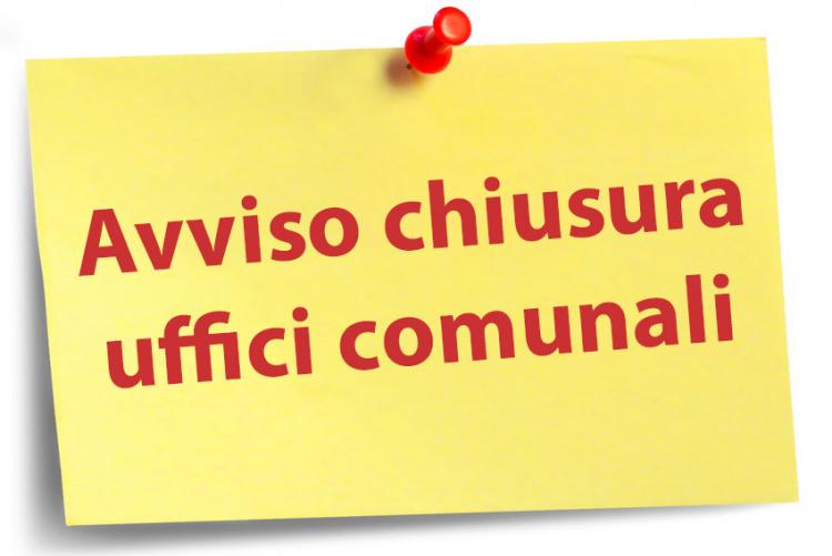 Immagine dell'articolo 26 aprile: chiusura Uffici Comunali